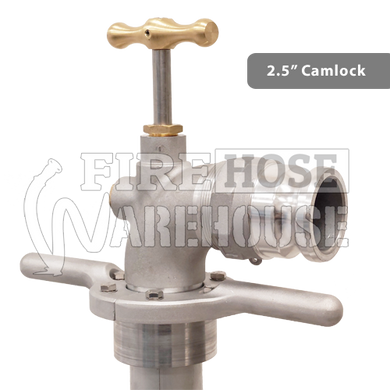 Aluminium Hydrant Standpipe 65mm (unmetered) with 2.5 inch Male Camlock outlet