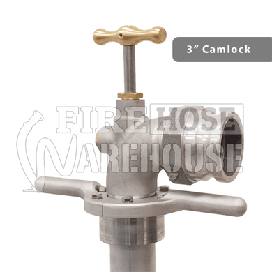 Aluminium Hydrant Standpipe 65mm (unmetered) with 3 inch Male Camlock outlet