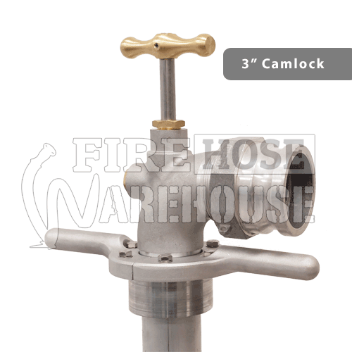 Aluminium Hydrant Standpipe 65mm (unmetered) with 3 inch Male Camlock ...