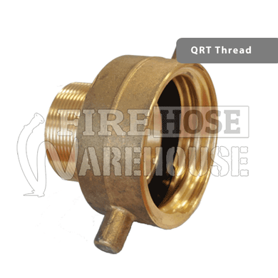 Brass QRT female to 25mm, 38mm, 50mm or 65mm BSP