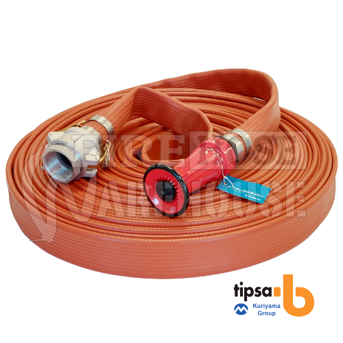 Armtex One Professional Fire Fighting Hose Kit 38mm I.D. x 30 metres - Camlocks