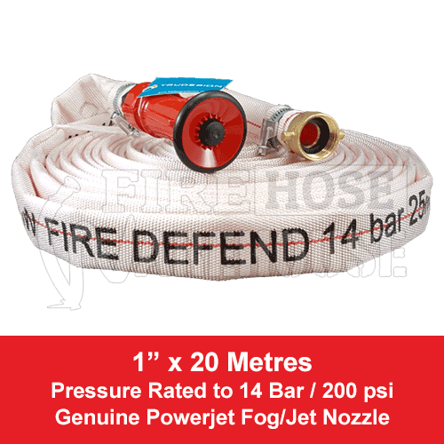 Canvas Layflat Hose Kit 25mm I.D. x 20 metres