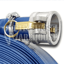 Lay Flat Hose Kit Blue PVC 38mm to 100mm x 20 or 30mtrs