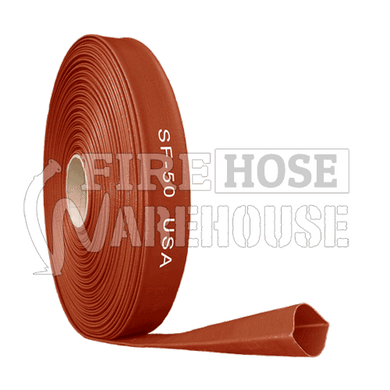 SUN FLOW SF50 Red PVC Lay Flat Hose. Made in The U.S.A.