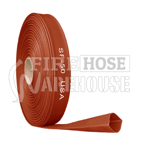 SUN FLOW SF50 Red PVC Lay Flat Hose. Made in The U.S.A.