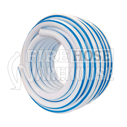 PVC Blue Stripe Dairy Washdown Hose. Made in Australia. 